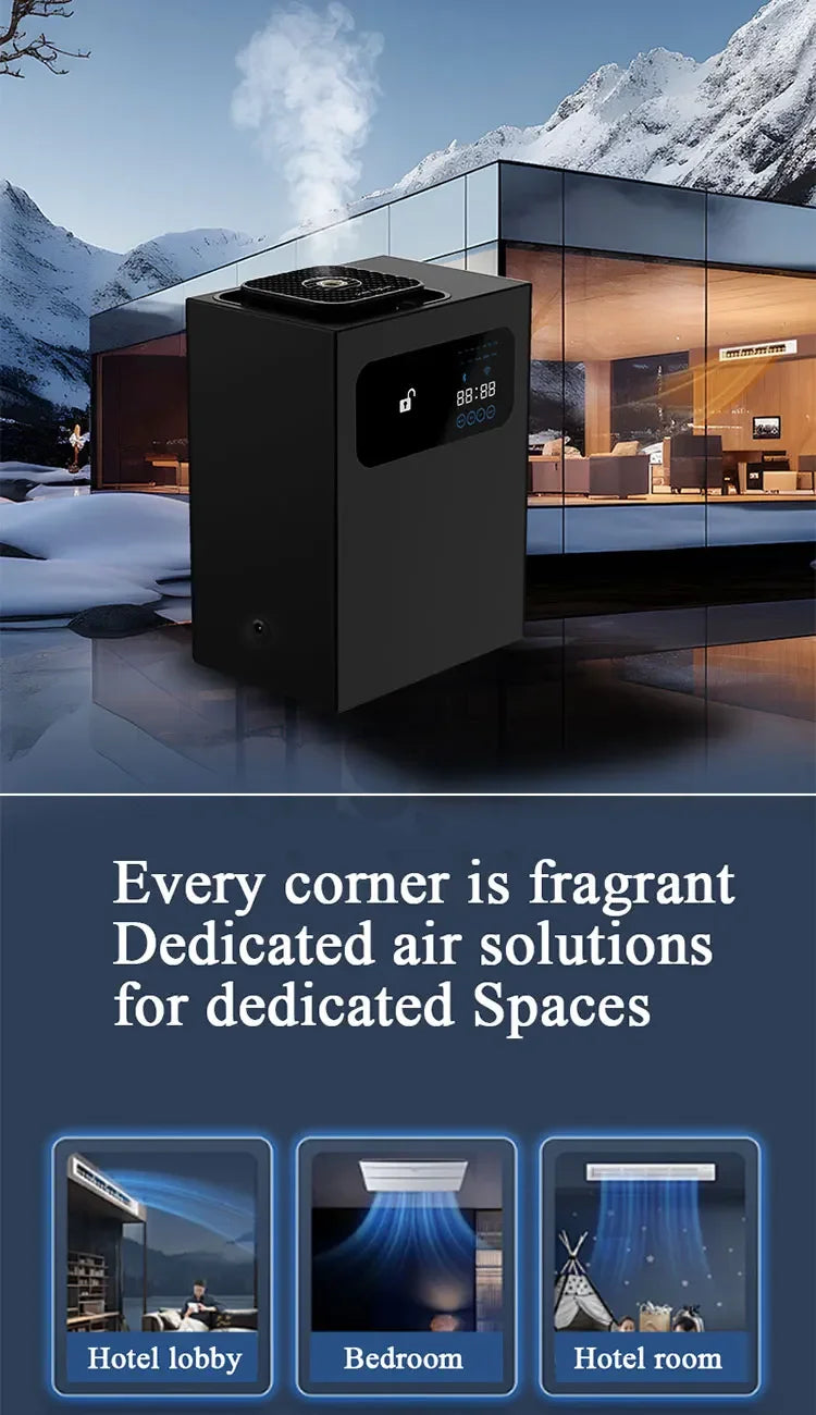 Commercial HVAC Scent Fragrance Essential Oil Machine with Smart APP Control Professional Fragrance Aroma Diffuser A600