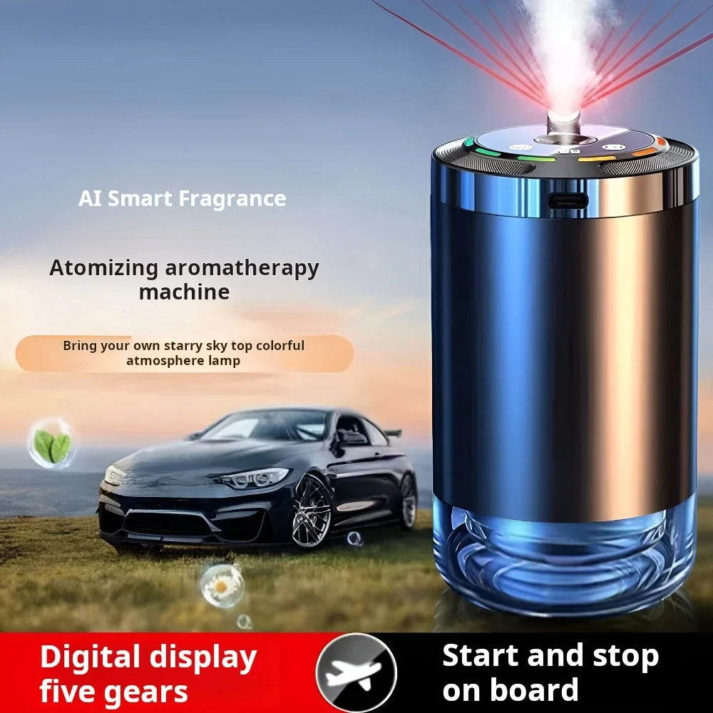 Electric Air Diffuser Car Aroma Air Vent Humidifier Mist Aromatherapy Air Freshener for Odor Removal Car Accessories