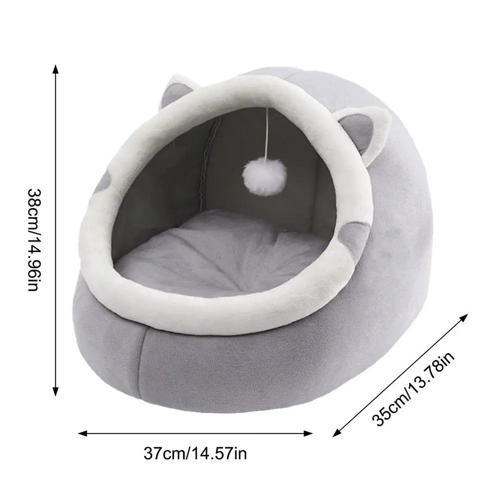 Cat Bed Cartoon Pet Bed Pet Basket Cat House  Sofa Small Dog Lounger Cushion Kittens Cave Puppy Mat House Tent Bed