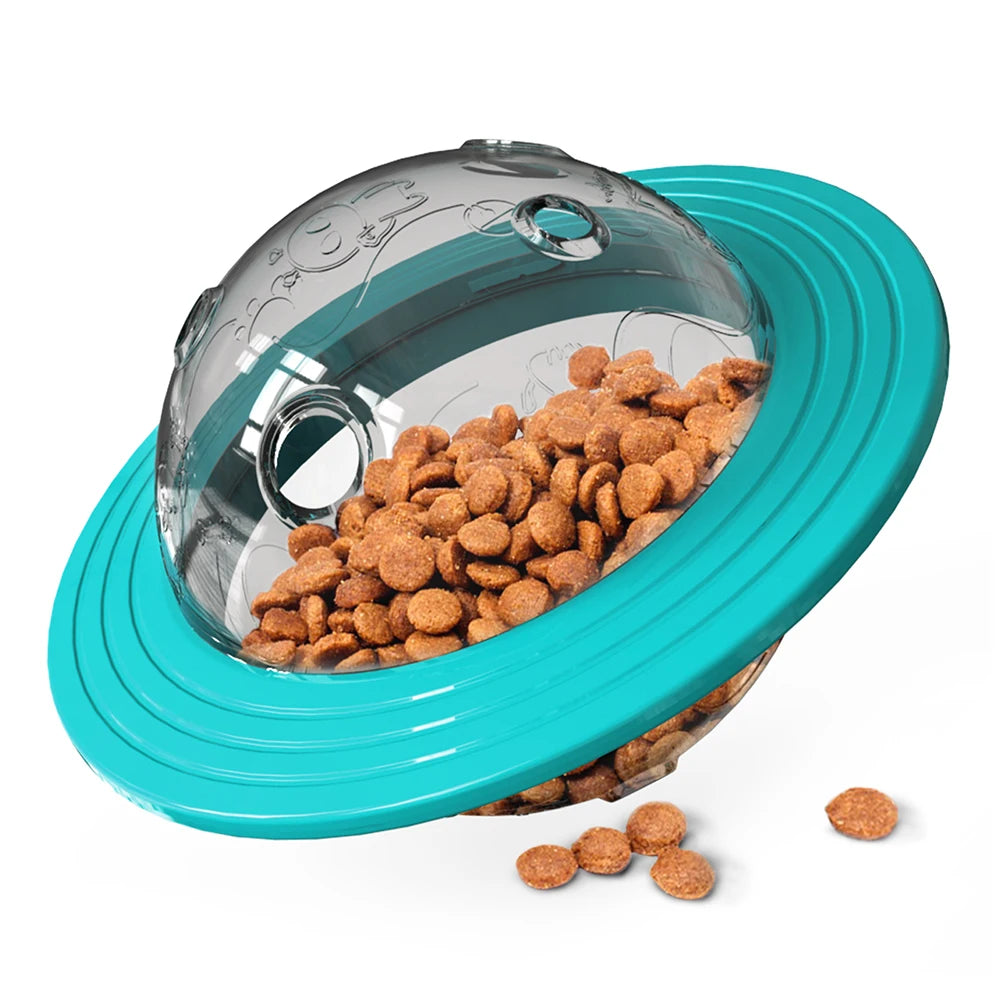 Dog Toy For Small Medium Large Dogs Cats Fly Disk Interactive Food Dispenser Improve IQ Slow Feeder Training Toys Pet Supplies
