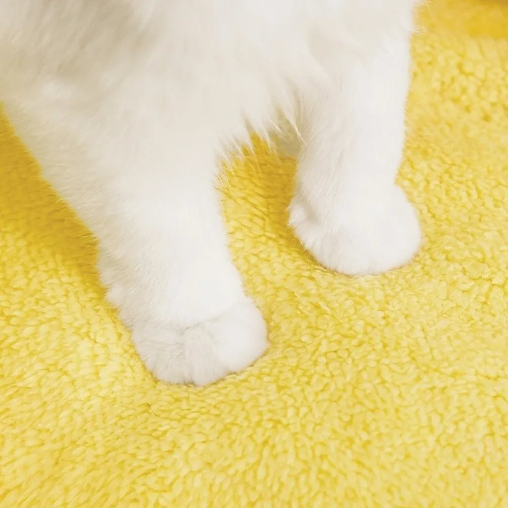 Cute Cartoon Pet Dog Bed Soft Warm Cat Sleeping Mattres Semi-surrounded Thickened Pet Nest Kennel For Dogs Puppy Kitten