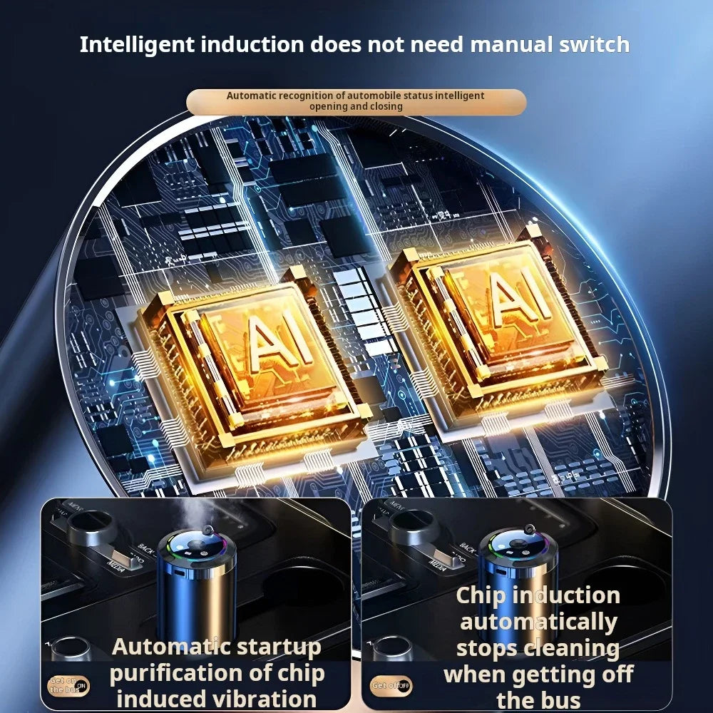 Electric Air Diffuser Car Aroma Air Vent Humidifier Mist Aromatherapy Air Freshener for Odor Removal Car Accessories