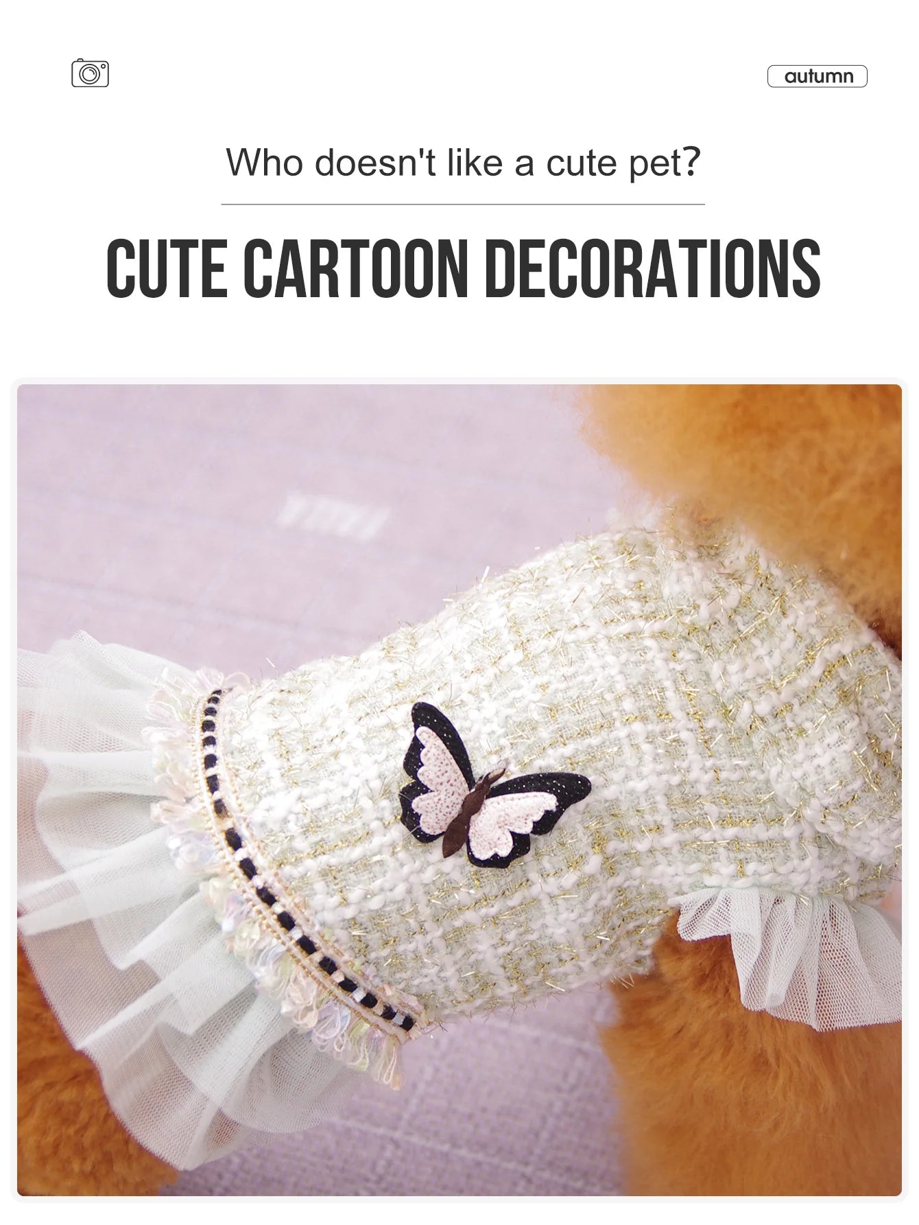 Dog clothes Princess Dress & Jacket For Pets, Suitable For Poodle, Maltese, Yorkshire Terrier In Spring And Autumn