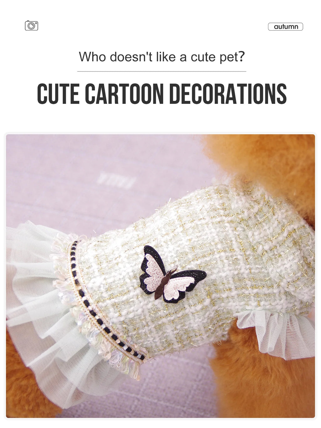 Dog clothes Princess Dress & Jacket For Pets, Suitable For Poodle, Maltese, Yorkshire Terrier In Spring And Autumn