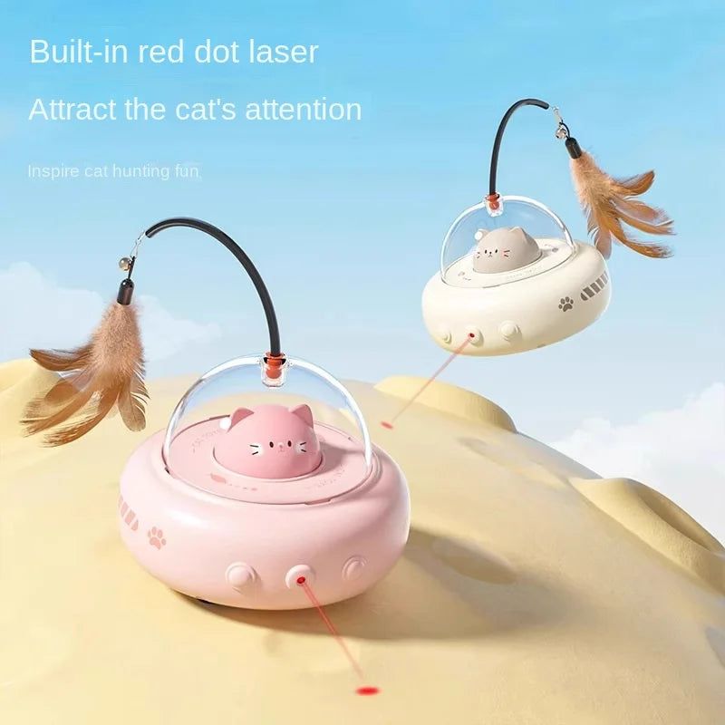 3-in-1 Automatic Intelligent Pet Teaser Toy – Interactive Cat & Dog Toy for Indoor Fun & Engagement
