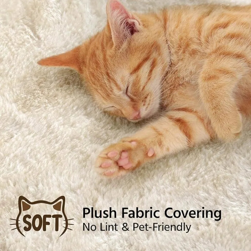 Cat Tree for Large Cats with Large Top Perch Multi-Level Tower for Indoor Cats with Condo Hammock Sleeping Bag Dangling Ball