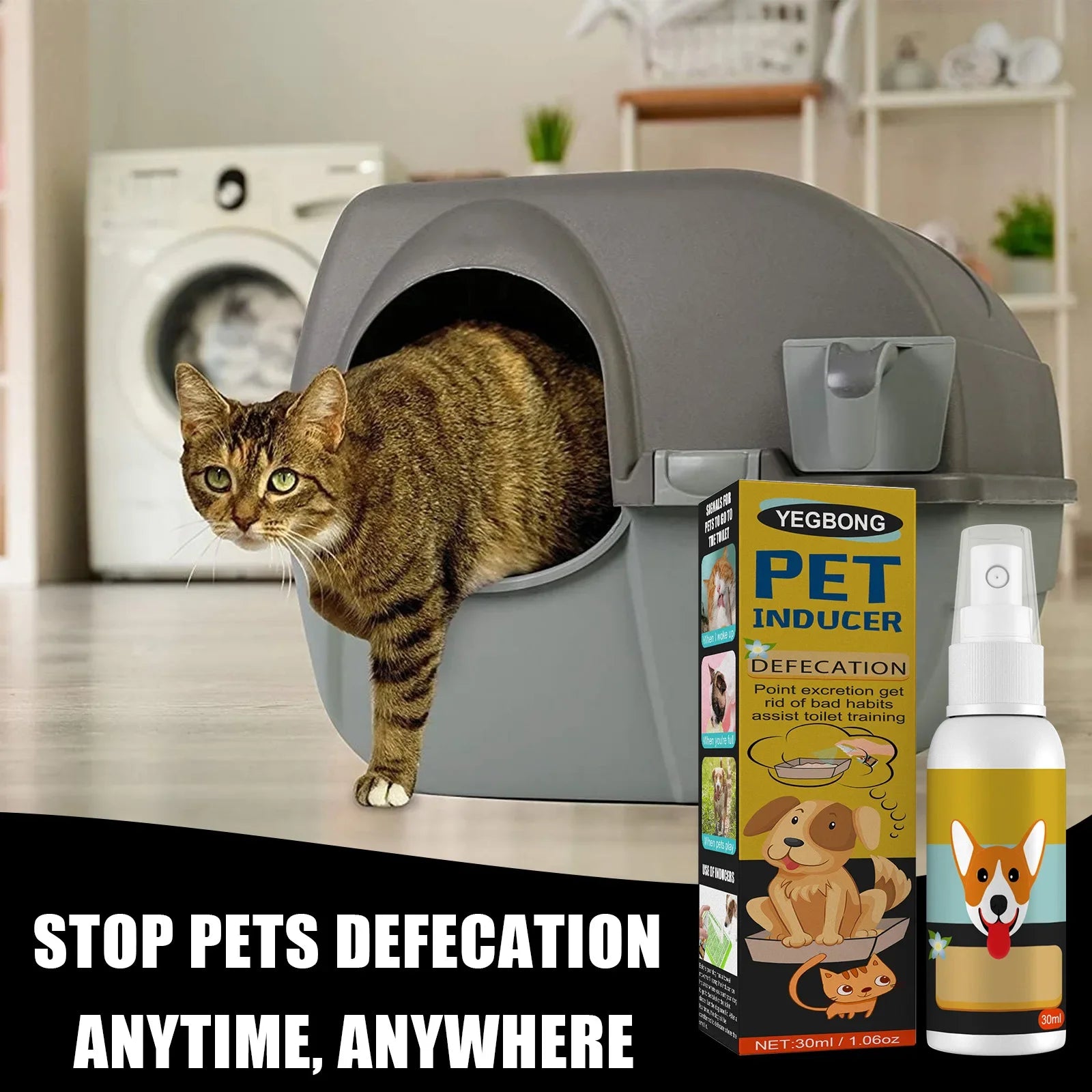 Dog Potty Training Spray Cats Kitten Outdoor Urine Poops Stool Location Helps Puppies Toilet Pet Positioning Defecation Inducer