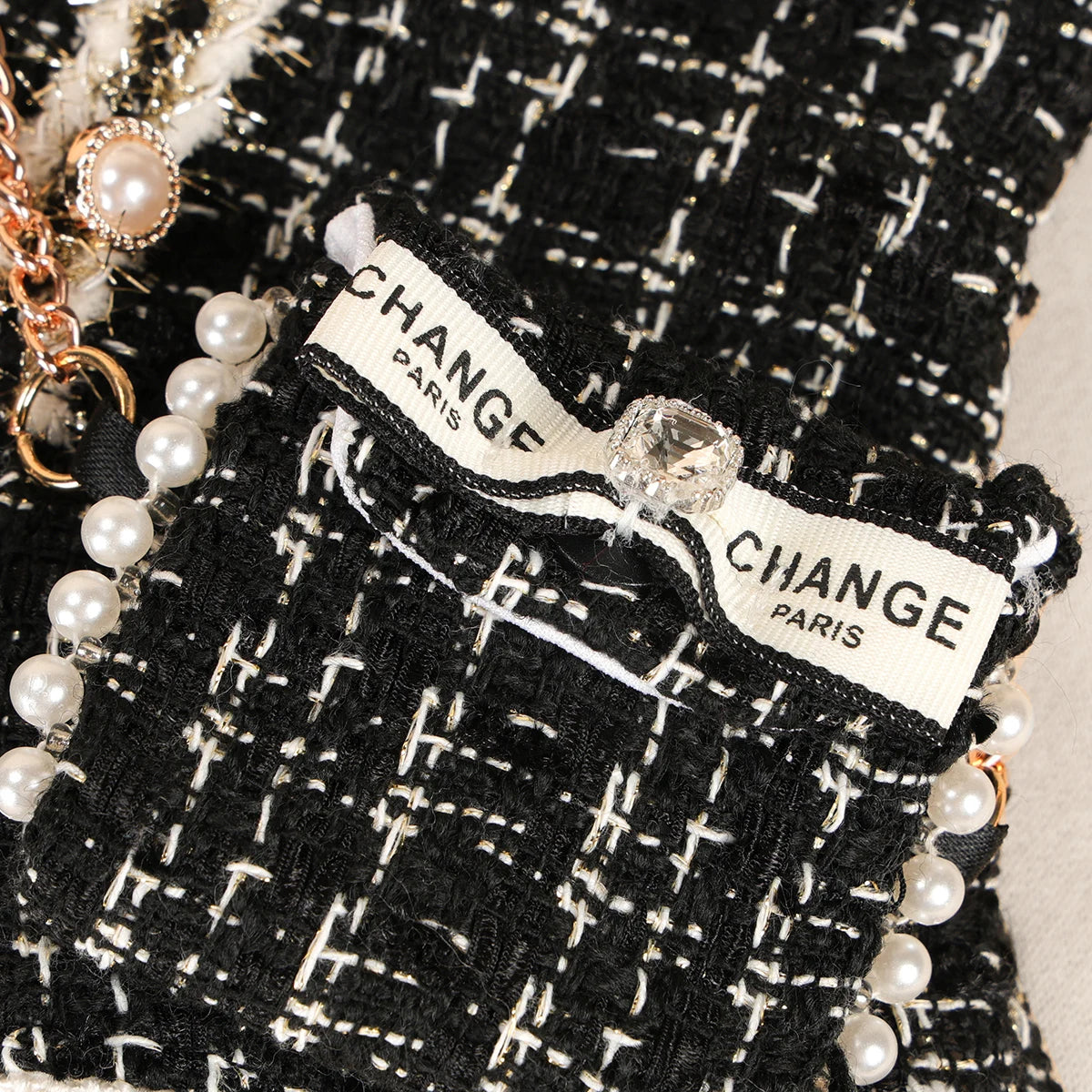 1Pc Pet Clothes, Autumn and Winter Thickened Warm Princess Dress, Black Fragrant Skirt, Cat and Dog Clothing.