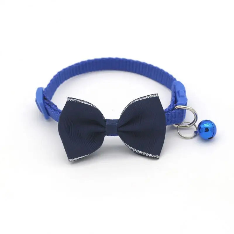 22types Pet Collars Pet Bow Bell Collars Cute Cat Collars Pet Supplies Multicolor Adjustable Pet Dressing Tool Pet Accessories