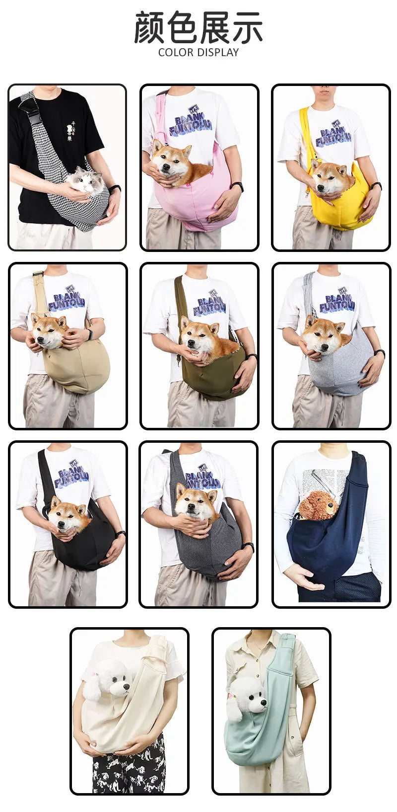 Cat bag portable, large capacity adjustable pet backpack travel breathable wholesale dog crossbody pet bag