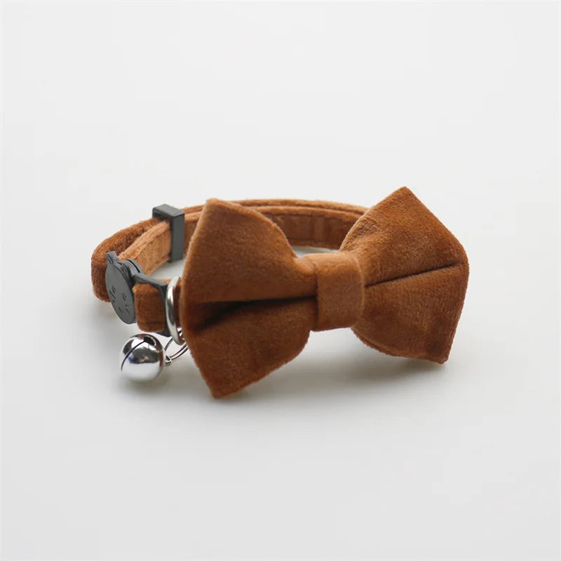 22types Pet Collars Pet Bow Bell Collars Cute Cat Collars Pet Supplies Multicolor Adjustable Pet Dressing Tool Pet Accessories