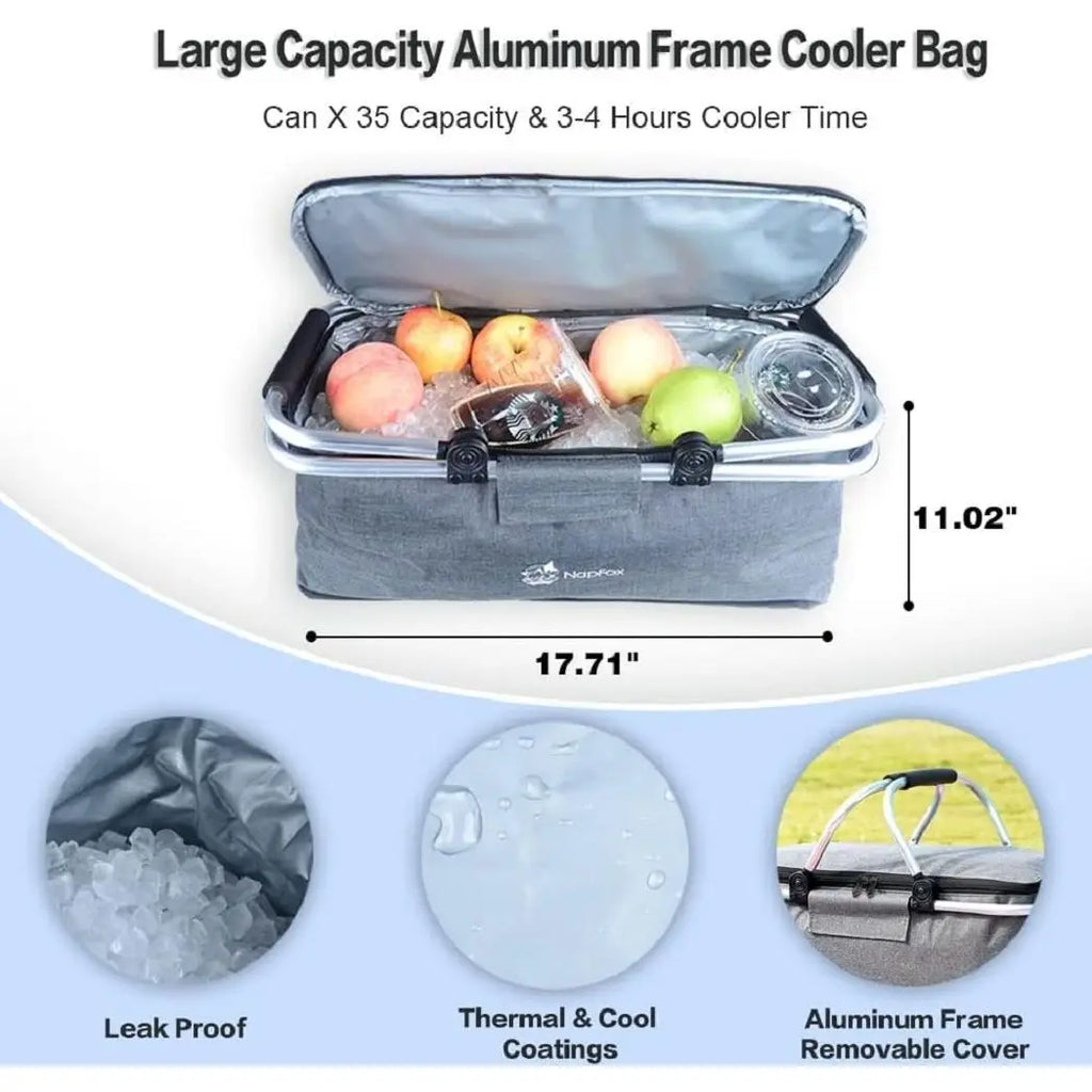 Heavy Duty Collapsible Wagon Cart Removable Canopy 4\" Wide Large All Terrain Wheels Adjustable Brake Handles for Camping