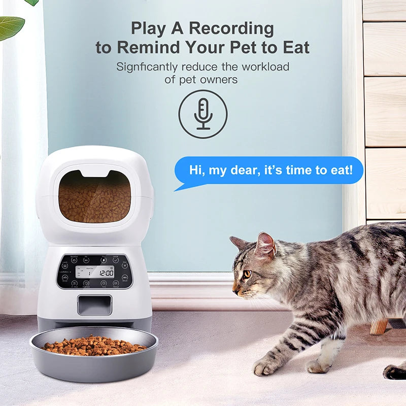 1PC Intelligent Pet Feeder - Cat And Dog Feeding Device - Automatic And Precise Feeding Intelligent Feeder