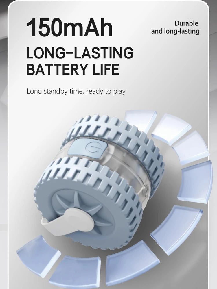 Cat Interactive Ball Toy, Automatic Rolling Ball with Tail, Rechargeable Smart Pet Interactive Toy, Intelligent Mouse for Cat