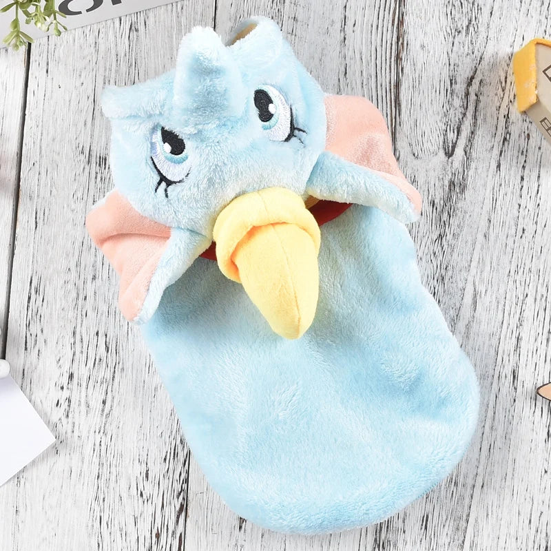 Christmas Halloween Clothes For Small Medium Dogs Thicken Warm Pet Hoodie Corgi French Bulldog Chihuahua Apparel Hoodie Outfits