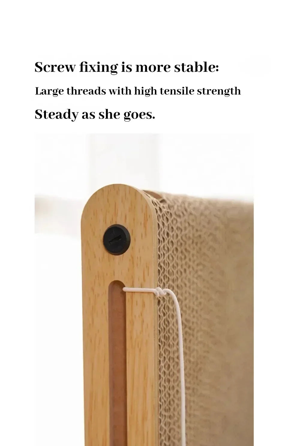 Cat Scratching Board Cat Toys  Wooden  Wear-resistant  and Scratch-resistant Post Cat Furniture Training Grinding Claw Toys Sofa