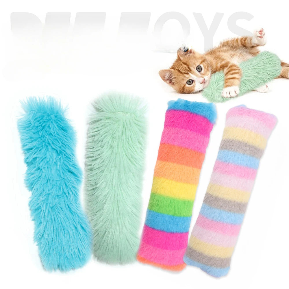 Catnip Toy Cats Product For Pets Cute Cat Toys For Kitten Teeth Grinding Cat Plush Toy Thumb Pillow Pet Accessories