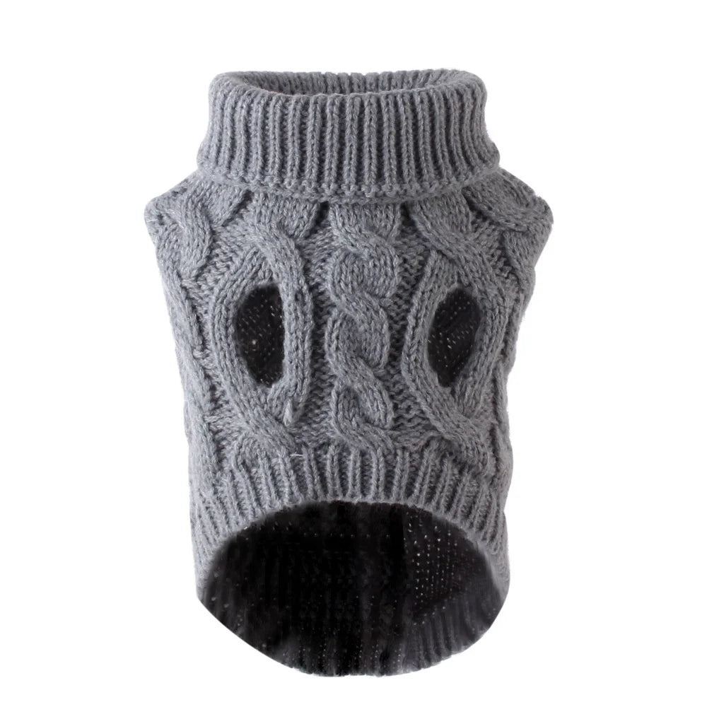 Classic Solid Chihuahua Puppy Dog Sweater for Small Dogs Winter Warm Pet Clothes Yorkshire Schnauzer Pullovers disfraz de perro