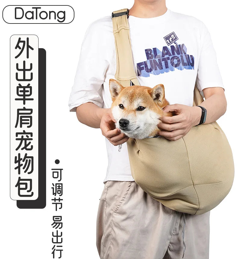 Cat bag portable, large capacity adjustable pet backpack travel breathable wholesale dog crossbody pet bag