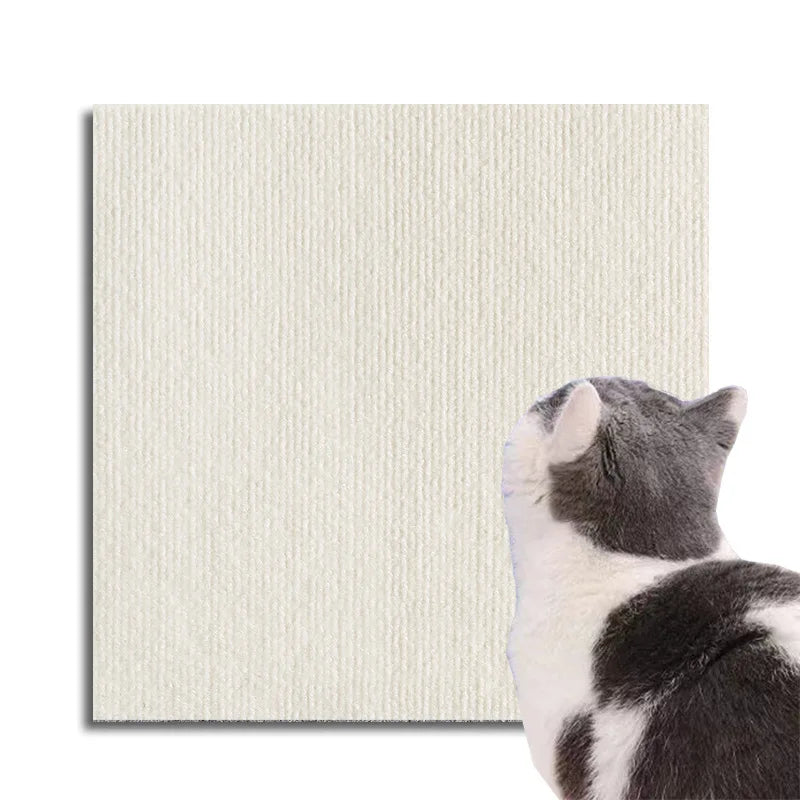 Cat Scratching Mat DIY Self-Adhesive Trimmable Carpet Cat Scratching Post Carpet for Anti-scratching Sofa Furniture Protection