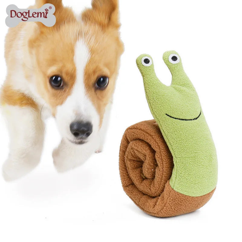 Snail Shaped Dog Cat Toys Pet Supplies Training Puzzles Sniffing Toys Food Mats For Small Medium Large Dogs Cats Play