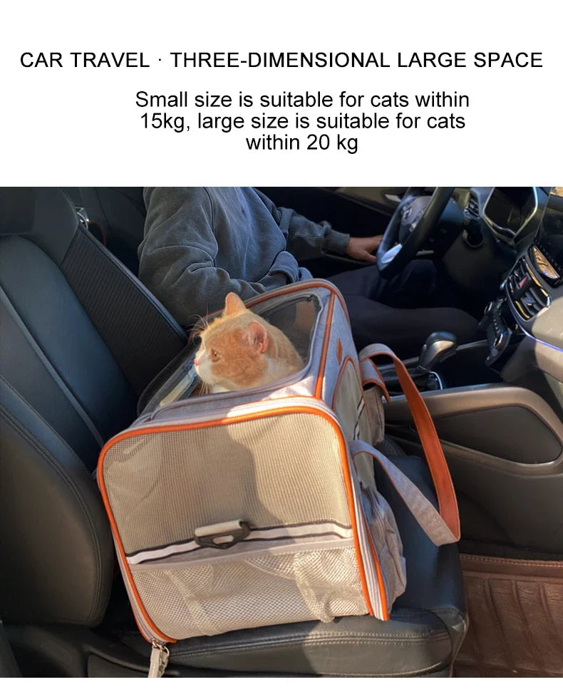 Crossbody Dog Bag Pet Backpack Crossbody Bag Solid Color Multipurpose Shoulder Bag Pet Carrier For Cats Dogs Stuff Dog Carrier