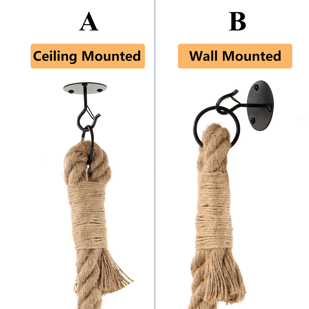 Cat Sisal Climbing Rope Climber Tree For Play Climbing Scratching Post Interactive Toys Jungle Gym Exercise for Indoor Cats