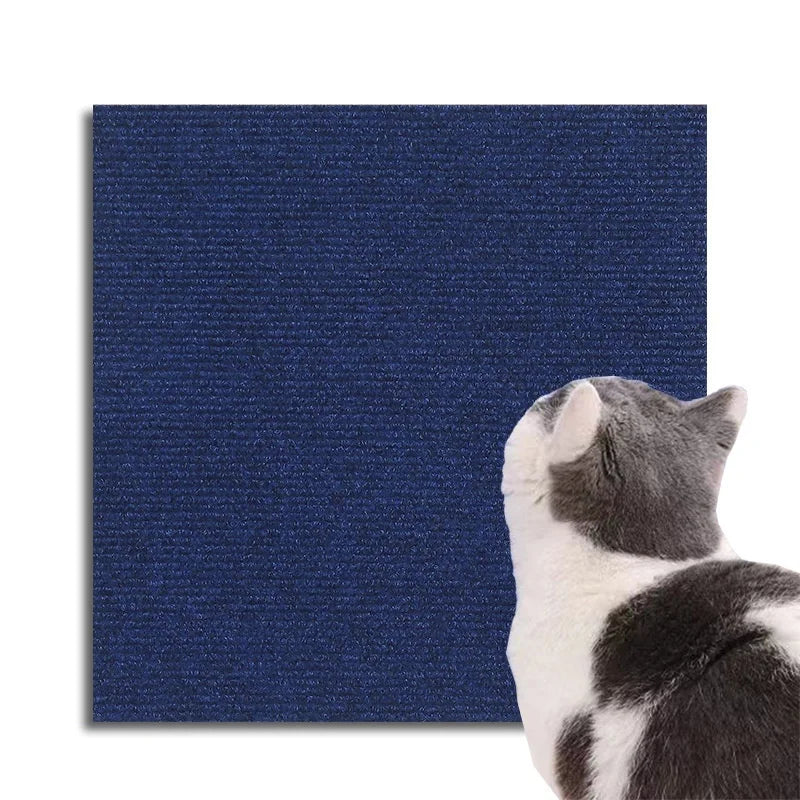 Cat Scratching Mat DIY Self-Adhesive Trimmable Carpet Cat Scratching Post Carpet for Anti-scratching Sofa Furniture Protection
