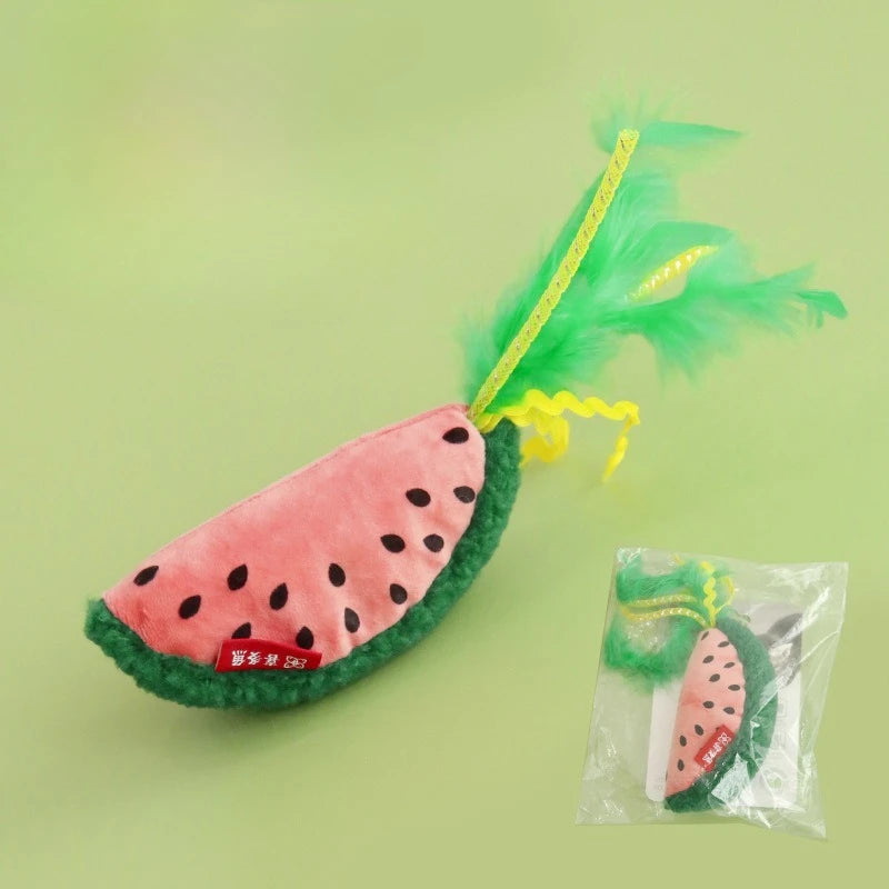Cat Teeth Grinding Catnip Toys Funny Interactive Plush Kitten Chewing Vocal Toy Pet Teeth Cleaning Cat Catnip Toy