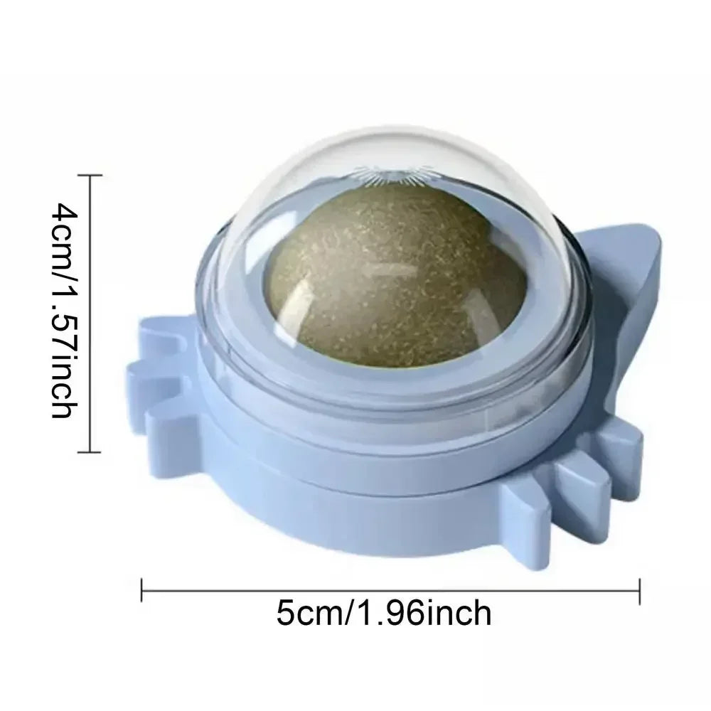 Catnip Balls Funny Lickable Dental Chew Toys for Kittens Interactive Teeth Cleaning Small Medium Cats Multi Color Pet Supplies