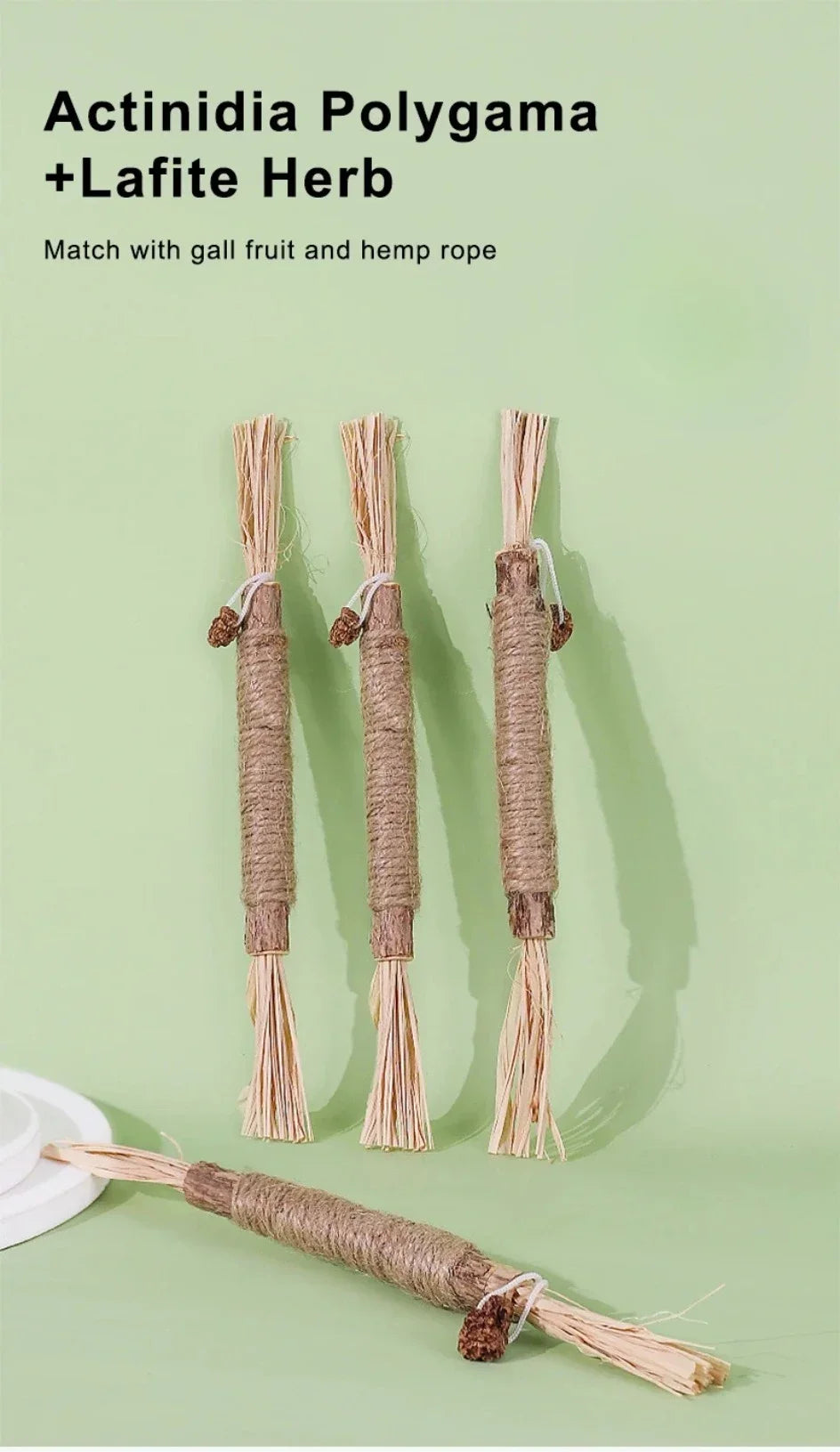 Catnip Cat Toys Natural Matatabi Pet Cat Snacks Stick Cleans Tooth Removers Hair Silvervine Kitten Chew Toy Promote Digestion