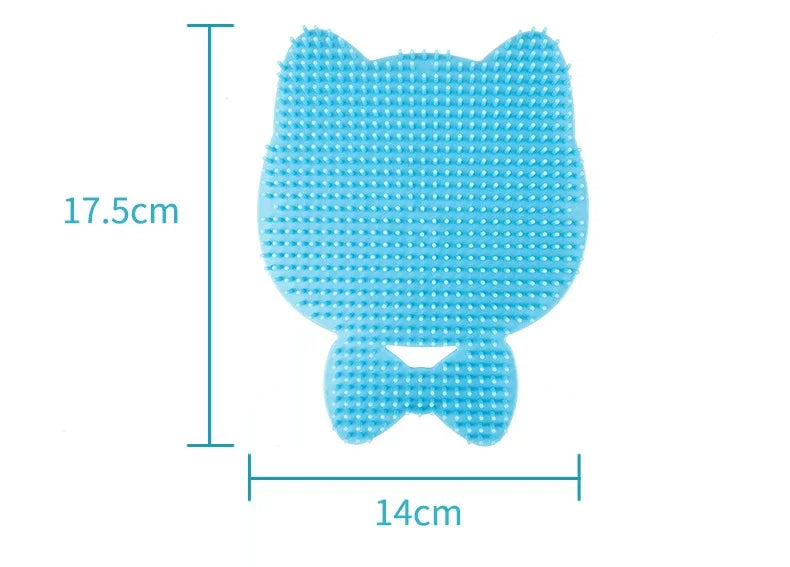 Cat Scratching Board Pet Brush Comb Plastic Scrapy Board Self Service Massage Sticker Remove Floating Hair Brush Pet Supplies