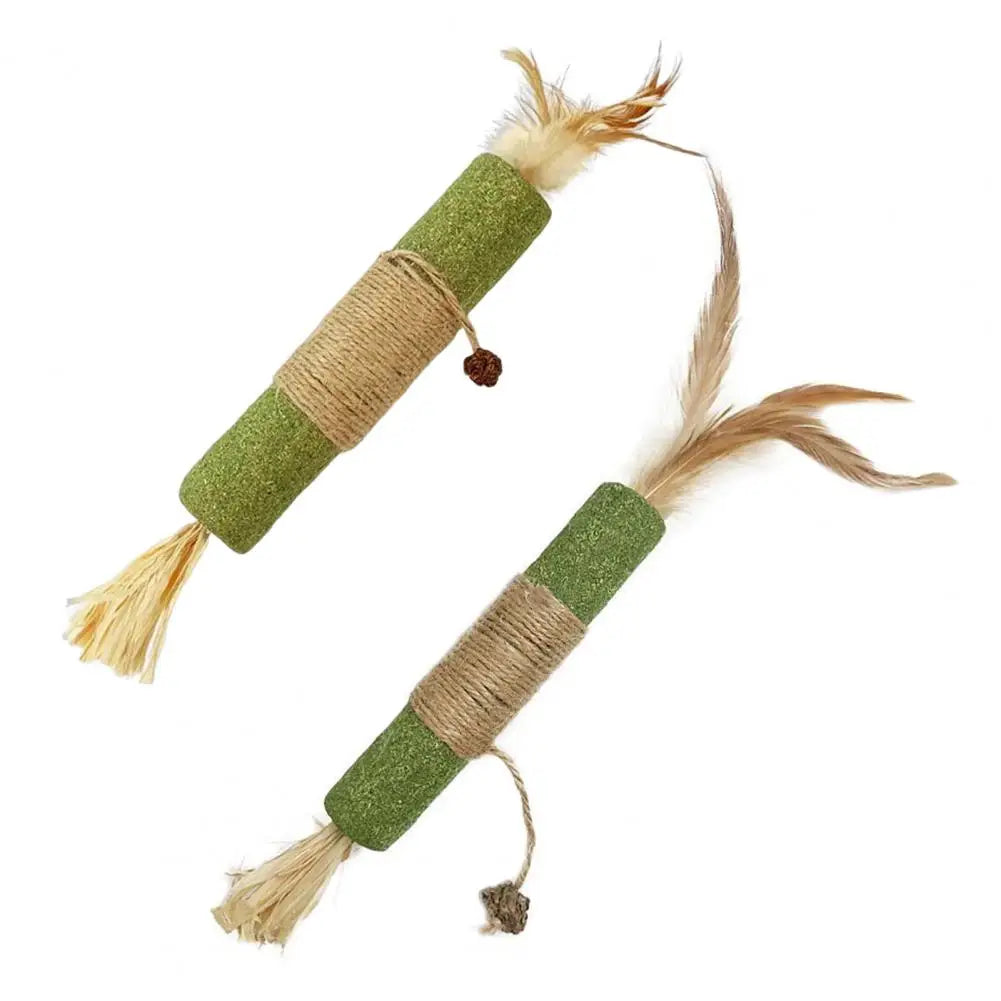 Catnip Cat Toy Cat Dental Health Chew Toy Natural Catnip Silvervine Chew Sticks for Cats Dental Care Anxiety Relief Appetite