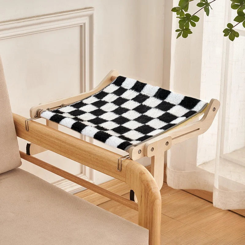 Cat Suspension Hammock Portable Detachable Comfortable Cats Sunroom Seat Cat Climbing Frame Pet Accessories Easy To Wash Cat Bed