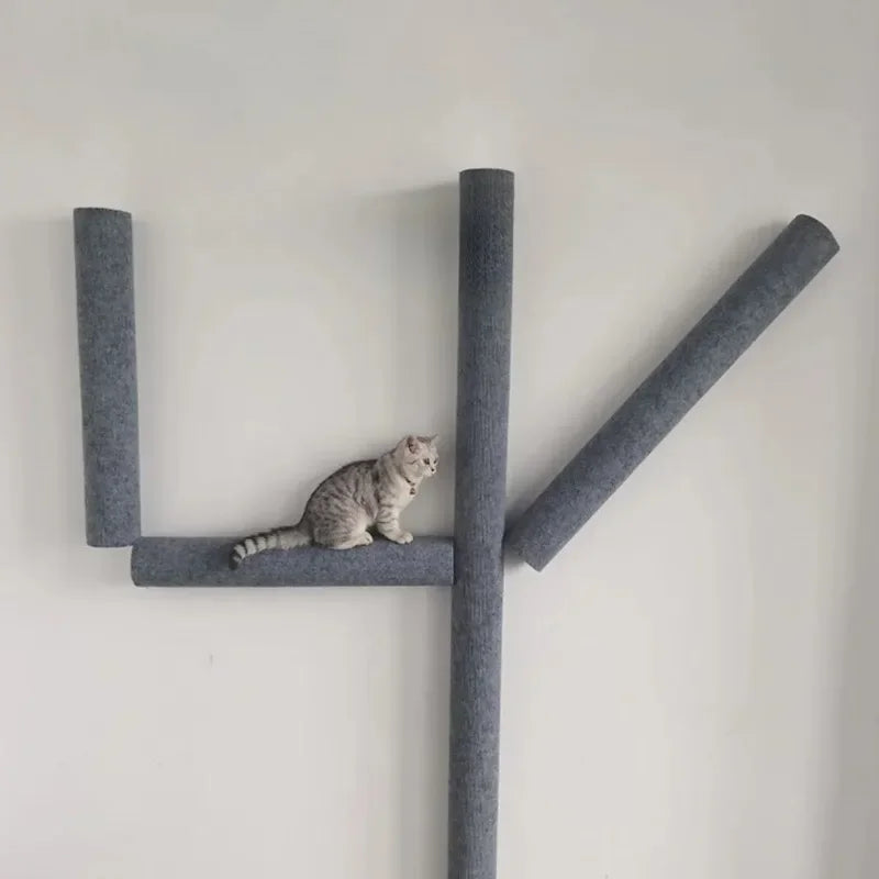 Cat Scratch Board Cat Scratching Stick Wall Mounted Portable Selfadhesive Kitten Toy Climbing Frame Wear Resistant Pet Furniture