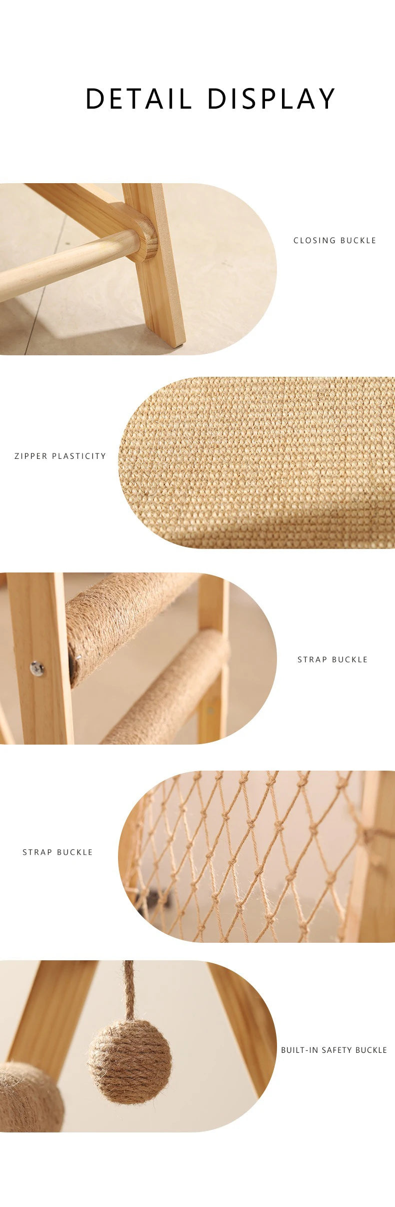 Cat Climbing Frame Space Capsule Scratching Board Hammock Sisal Wear-resistant Not Falling Chips Climbing Net Pet Supplies