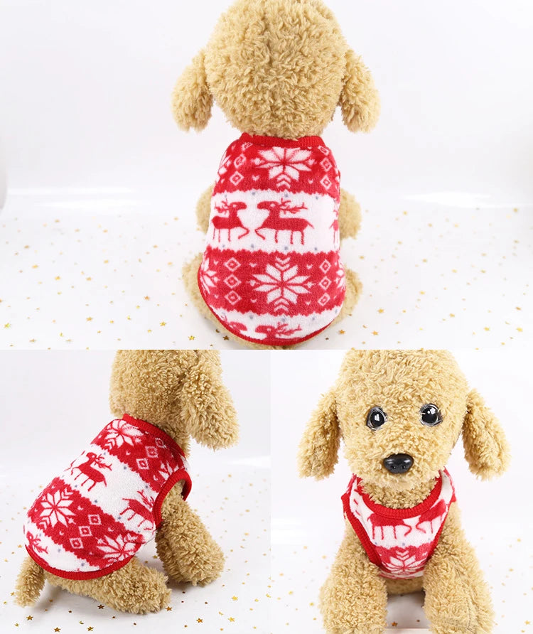 Cute Dog Clothes Winter For Small Medium Dogs Cat Soft Fleece Warm Dog Coat Jacket For Puppy Chihuahua Yorkies Pets Sweater Vest