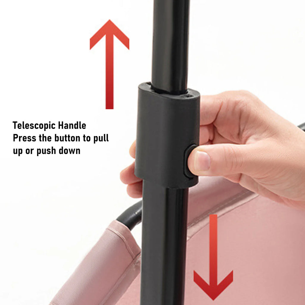 Foldable Pet Stroller with Canopy 4 Wheels Pet Strolling Cart for Small Dogs Cats Lightweight Easy Assembly Multifunctional Use