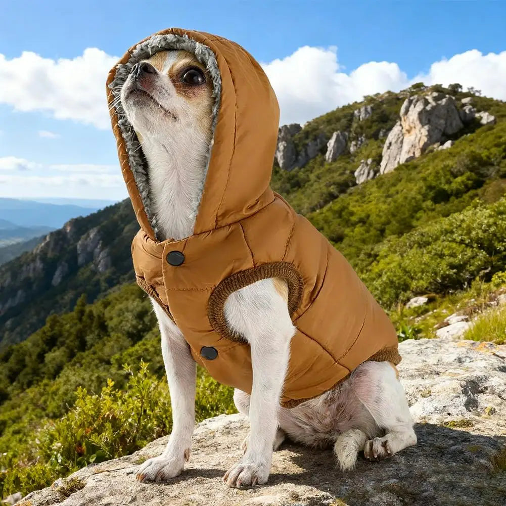 Fleece Warm Pet Clothes For Small Medium Dogs Pet Jacket Thicken Pets Coat For Winter Waterproof Outdoor Puppy Costume Pug Parka