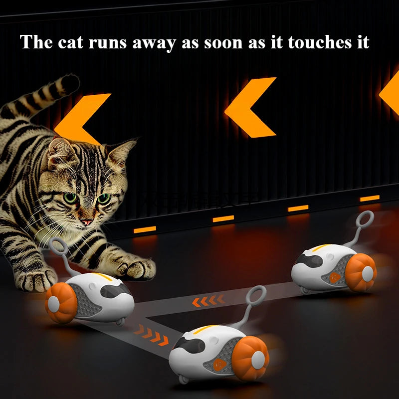 Intelligent Sports Car Electric Pet Toy Cat Remote Control Toy Car Cat/dog Interactive Game Cat Accessories Pets Kitten Supplies
