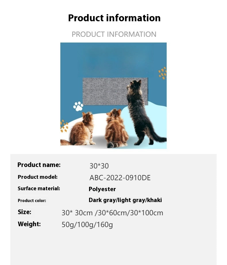 Self-adhesive Cutting Cat Scratching Pad Wear-resistant And Scratch-resistant - Get It for Your Pets - Pet Store