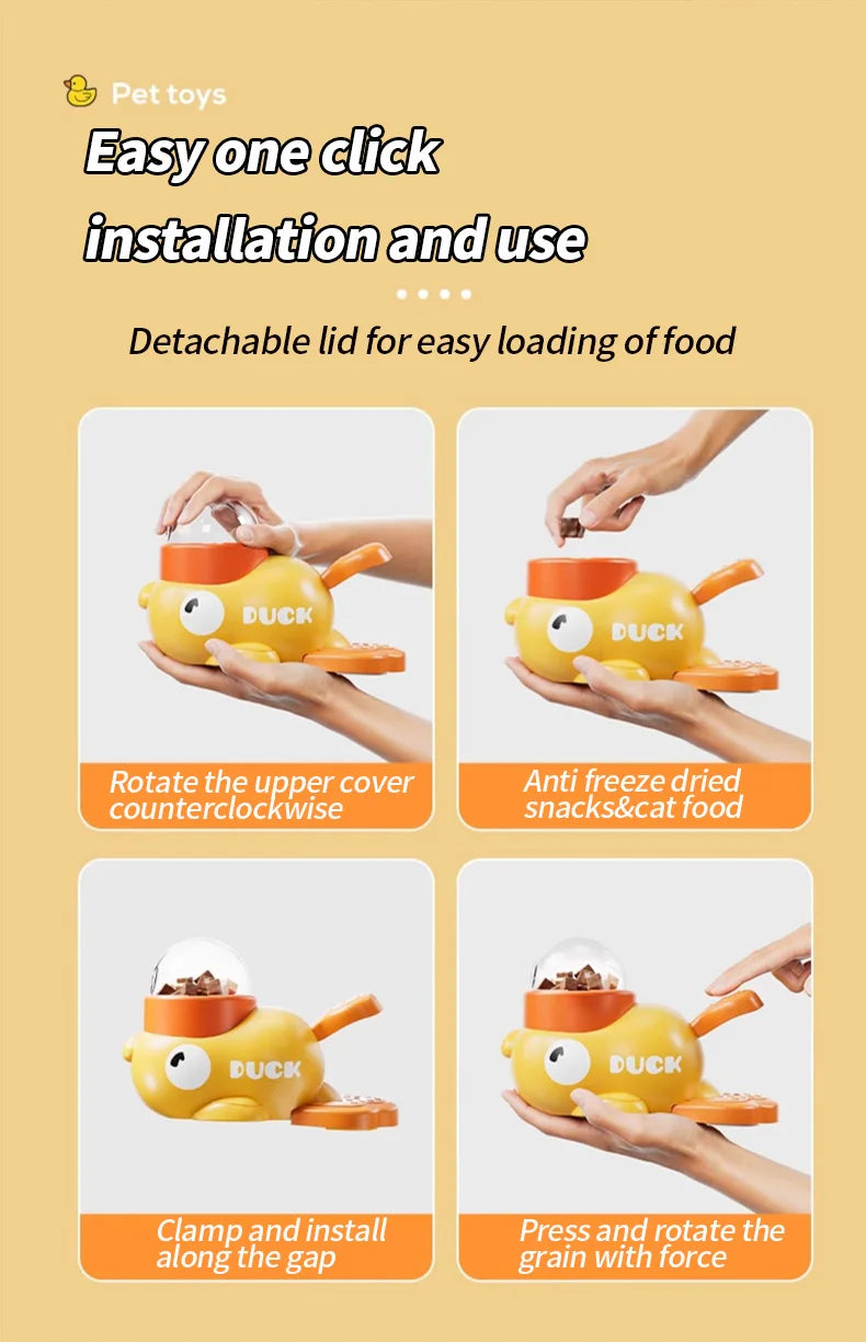 (Affordable pet feeding toys) Pet slow food bowl, pet leakage toy - highly interactive - suitable for both cats and dogs