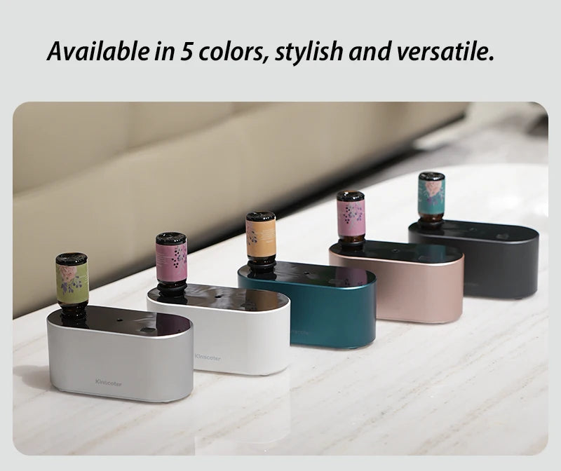 Electric Aromatherapy Diffuser Machines Waterless Aroma Diffusers Work with Essential Oils Bottles Emit Fragrances Perfect