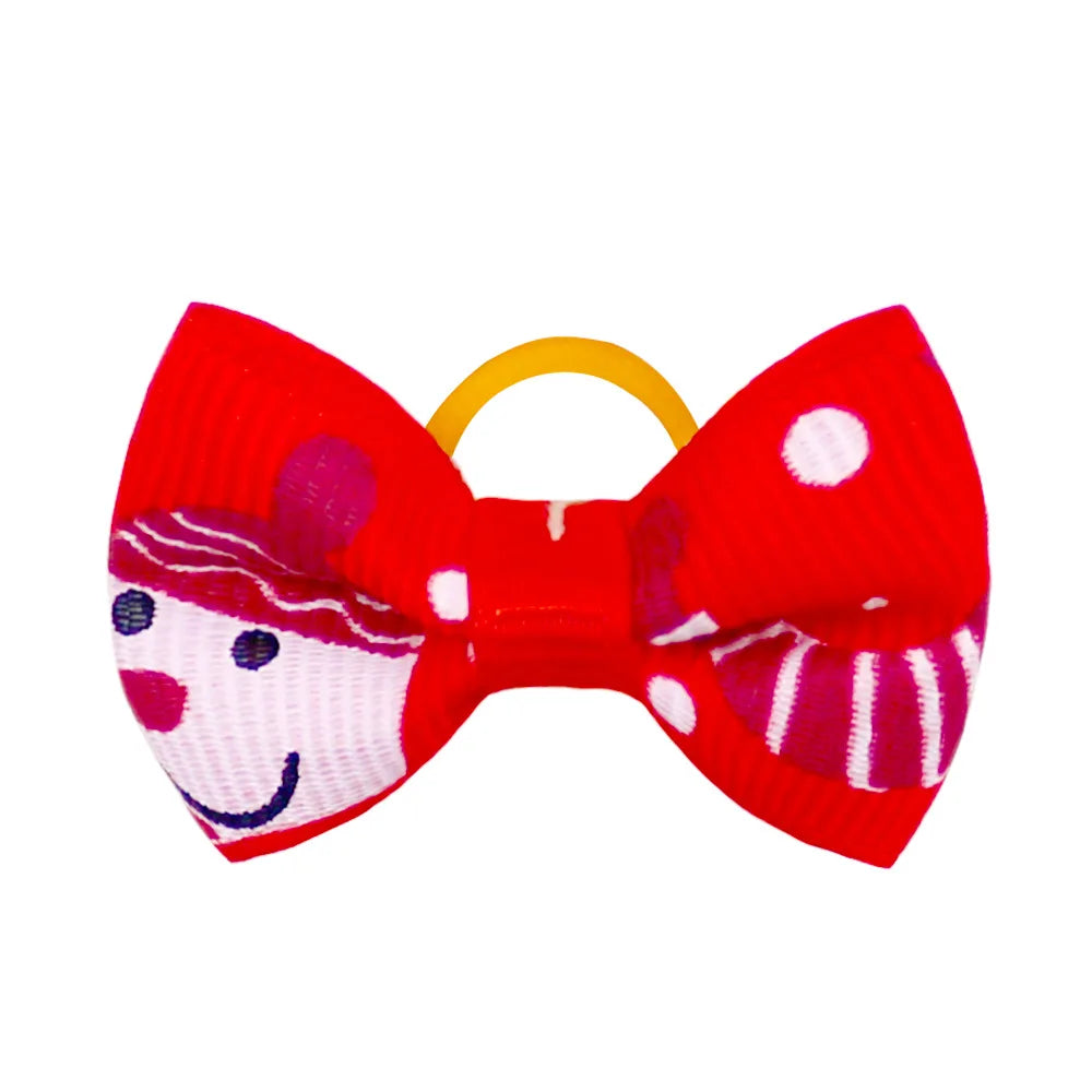 Fashion Mixcolor Pet Products Bowties Christmas Style Removable Pet Collar Accessories Dog Bows Pet Supplies Cat Dog Bowties