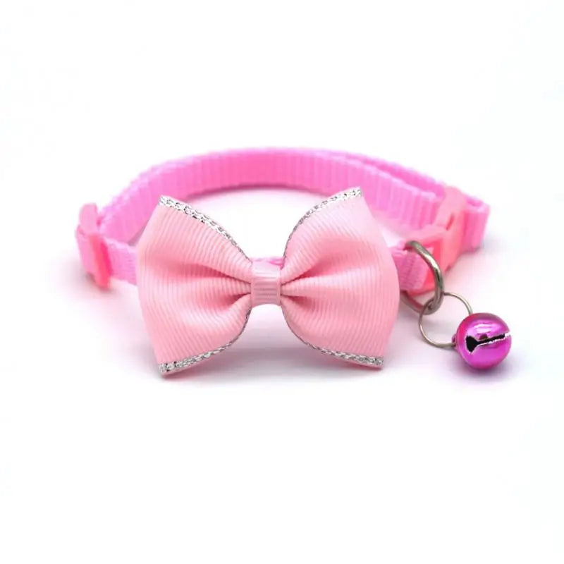 22types Pet Collars Pet Bow Bell Collars Cute Cat Collars Pet Supplies Multicolor Adjustable Pet Dressing Tool Pet Accessories