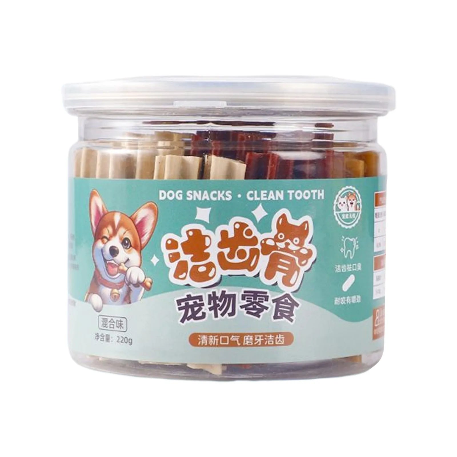 Dog Chew Sticks,Puppy Pet Snacks, Tooth Cleaning Stick Bones To Train Dogs To Be Chew-resistant Bad Breath Removal Pet Snacks