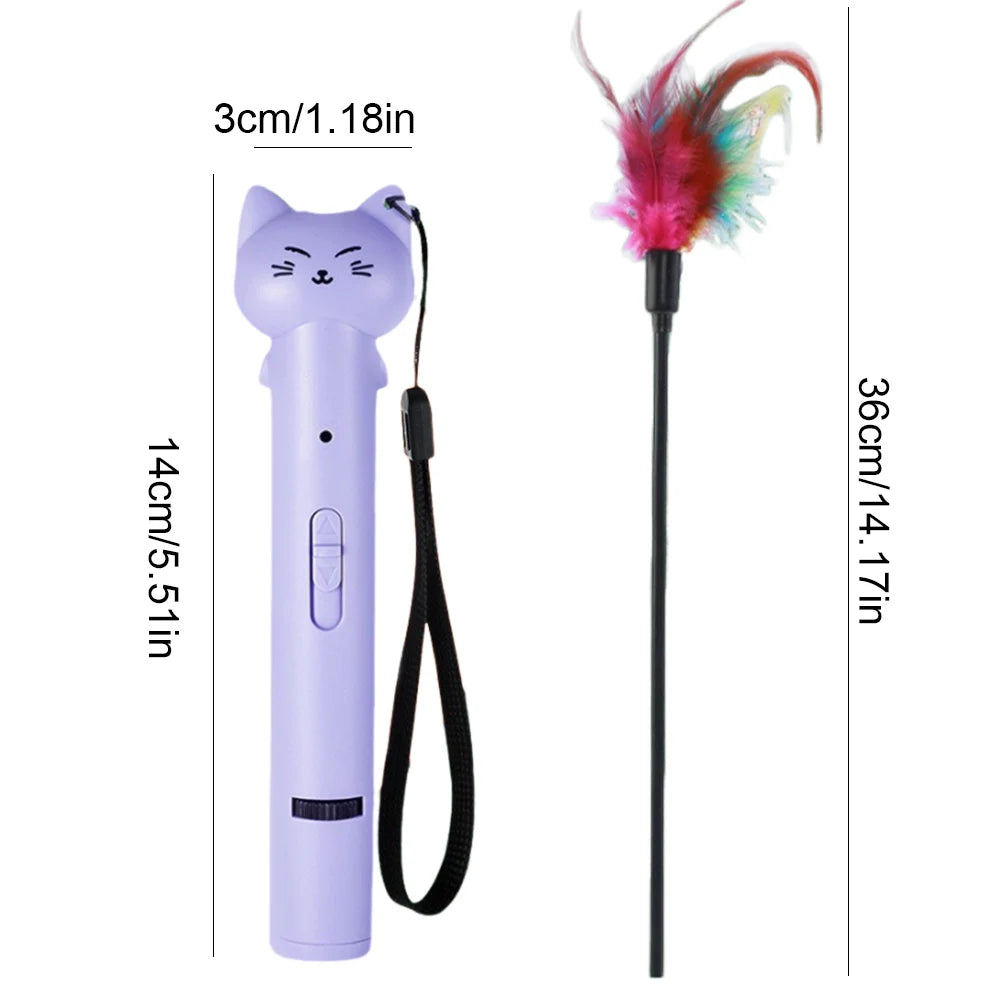 Cat Toys Mini Pointer Green Red Blue Light Dogs Pet Laser  Interactive Chase Pen Tease Cat Laser Light Training Flashlight