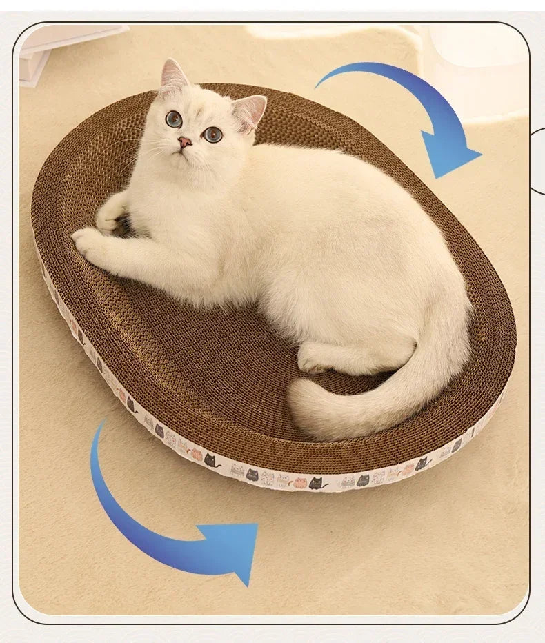 Cat Interactive Toy Rascador Para Gatos Cat Scratching Board Cat Scratcher Corrugated Cardboard Claw Grinding Cat Bed Nest