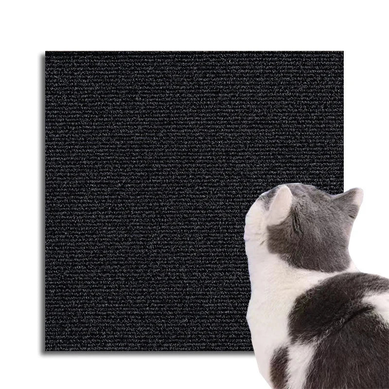 Cat Scratching Mat DIY Self-Adhesive Trimmable Carpet Cat Scratching Post Carpet for Anti-scratching Sofa Furniture Protection