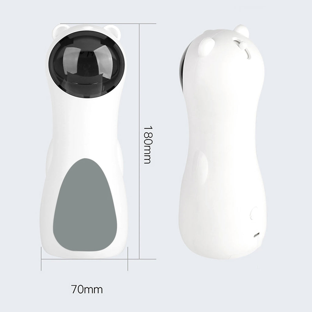 Cat Laser Toy, Automatic Rotating Laser Pointer for Cats, USB/Battery Charging Operated Pet Training Exercise Chaser Tool